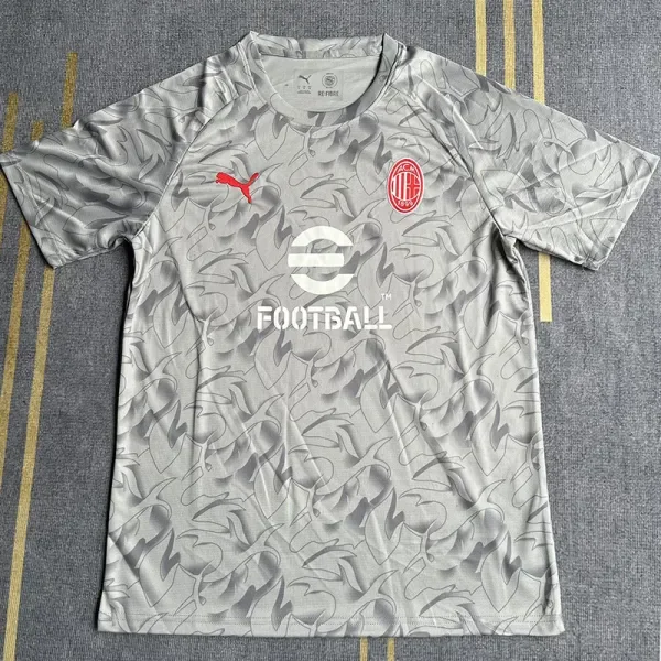 2025-26 AC Milan Grey Training shirts