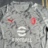 2025-26 AC Milan Grey Training shirts