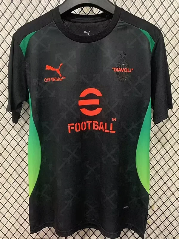 2025-26 AC Milan Black Training shirts