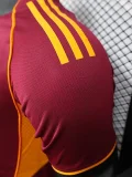2025-26 Roma Home Player Version Soccer Jersey