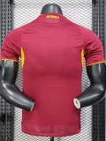 2025-26 Roma Home Player Version Soccer Jersey