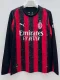 2025-26 AC Milan  Home Long Sleeve Soccer Jersey (长袖)