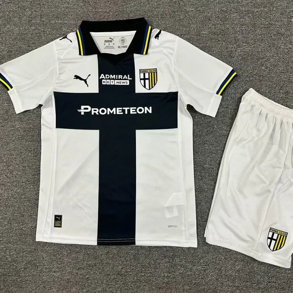 2025-26 Parma Home Kids Soccer Jersey