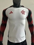 2025-26 Flamengo Away Long Sleeve Player Version Soccer Jersey (长袖球员)