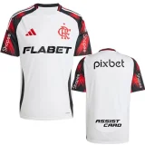 2025-26 Flamengo Away Print Sponsor Fans Soccer Jersey