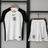 2025-26 Corinthians Home Kids Soccer Jersey
