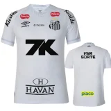 2025-26 Santos FC Home Prints Sponsor Fans Soccer Jersey
