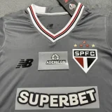 2025-26 Sao Paulo Grey Women Soccer Jersey (女)