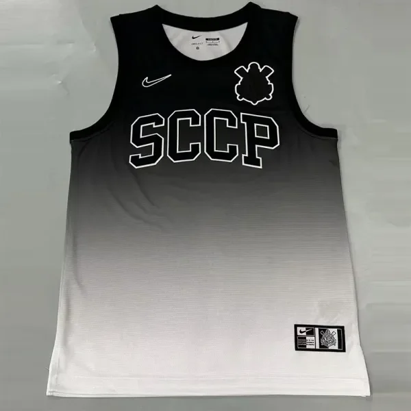 2025-26 Corinthians Black White Vest
