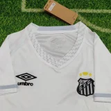2025-26 Santos FC Home Kids Soccer Jersey