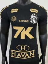 2025-26 Santos FC Black Special Edition Player Version Training Shirts