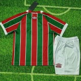 2025-26 Fluminense Home Kids Soccer Jersey