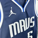 2022-23 Dallas Mavericks RUSSELL #5 Royal blue Top Quality Hot Pressing NBA Jersey (Trapeze Edition)飞人版