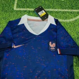 2025-26 France Home Kids Soccer Jersey