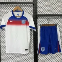 25-26 England W Home Kids Soccer Jersey