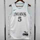 2024-25 Dallas Mavericks RUSSELL #5 White City Edition Top Quality Hot Pressing NBA Jersey