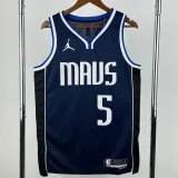 2022-23 Dallas Mavericks RUSSELL #5 Royal blue Top Quality Hot Pressing NBA Jersey (Trapeze Edition)飞人版