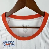 2024-25 KNICKS CLARKSON #00 White City Edition Top Quality Hot Pressing NBA Jersey