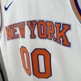 2022-23 KNICKS CLARKSON #00 White Top Quality Hot Pressing NBA Jersey