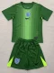 2025-26 England Green Goalkeeper Kids Soccer Jersey