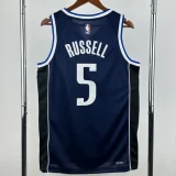 2022-23 Dallas Mavericks RUSSELL #5 Royal blue Top Quality Hot Pressing NBA Jersey (Trapeze Edition)飞人版
