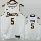 2022-23 Lakers AYTON #5 White Top Quality Hot Pressing NBA Jersey(圆领)