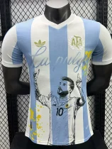 2025-26 Argentina Cartoon Special Edition Player Version Soccer Jersey