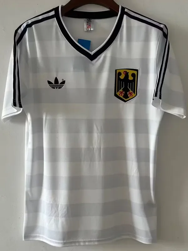 1984 Germany Home Retro Soccer Jersey