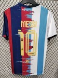2025-26 MESSI #10 Special Edition Fans Soccer Jersey (右蓝白)