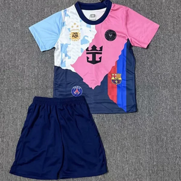 2025-26 MESSI #10 Special Edition Kids Soccer Jersey (后卡通号)