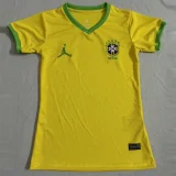 2025-26 Brazil Yellow Special Edition Women Training shirts (女)飞人