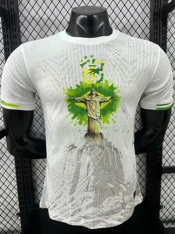 2025-26 Brazil White Special Edition Player Version Soccer Jersey