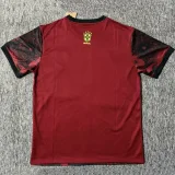 2025-26 Brazil Red Black Special Edition Fans Soccer Jersey (黑标)