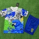 2025-26 Brazil Blue Special Edition Kids Soccer Jersey