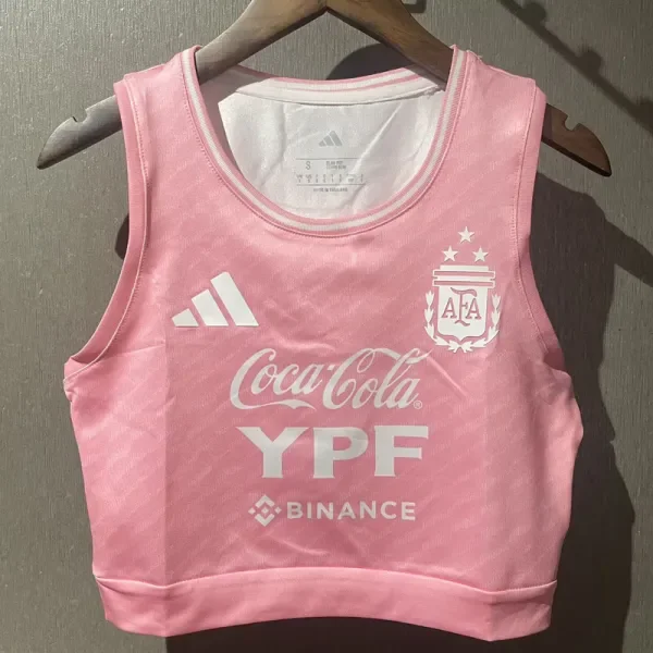 2025-26 Argentina Pink Women Yoga Vest (女)