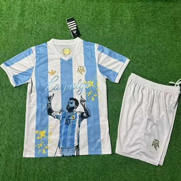 2025-26 Argentina Special Edition Kids Soccer Jersey