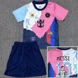 2025-26 MESSI #10 Special Edition Kids Soccer Jersey (后卡通号)