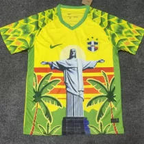 2025-26 Brazil Yellow Green Special Edition Training shirts