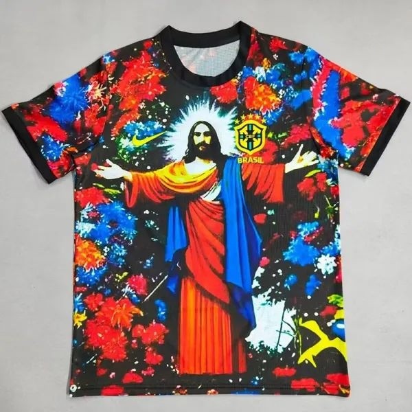 2025-26 Brazil Red Special Edition Fans Soccer Jersey