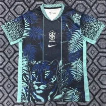 2025-26 Brazil Blue Special Edition Training shirts (豹)