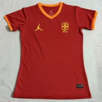 2025-26 Brazil Red Special Edition Women Training shirts (女)飞人