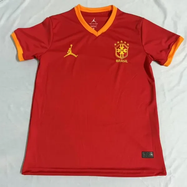 2025-26 Brazil Red Special Edition Training shirts (V领)