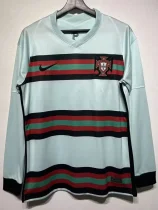 2020-2021 Portugal Away Long Sleeve Retro Soccer Jersey(长袖)
