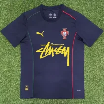 2025-26 Portugal Royal Blue T-Shirt Print Personalized AD