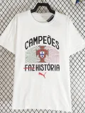 2025-26 Portugal Champion White High Quality Casual T-Shirt
