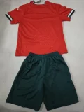 2025-26 Portugal Home Kids Soccer Jersey