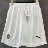 2025-26 Portugal White Shorts Pants