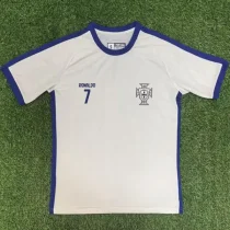 2025-26 Portugal #7 Beige T-Shirt