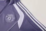 2025-26 Man Utd Purple Jacket Tracksuit #07