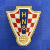 2010 Croatia Away Blue Retro Soccer Jersey
